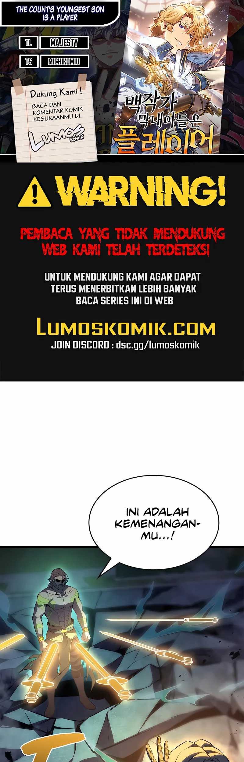 Baca Komik The Count’s Youngest Son Is A Player! Chapter 114 Gambar 1