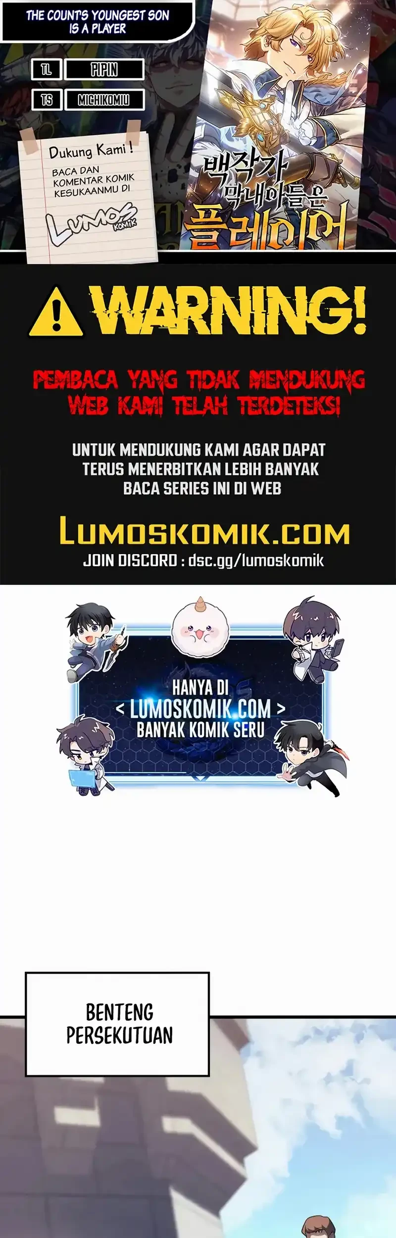 Baca Komik The Count’s Youngest Son Is A Player! Chapter 124 Gambar 1