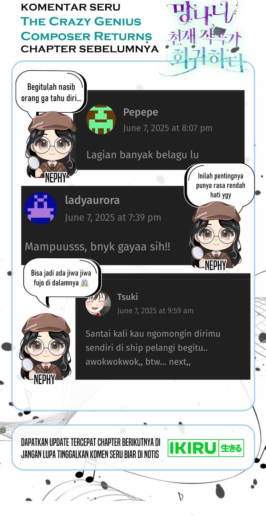 The Crazy Genius Composer Returns Chapter 70 Gambar 90