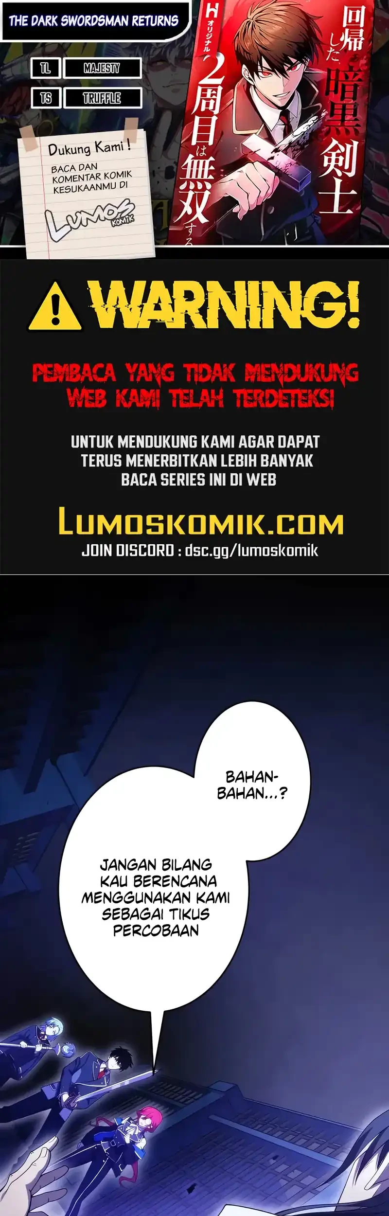 Baca Komik The Dark Swordsman Returns Chapter 17 Gambar 1