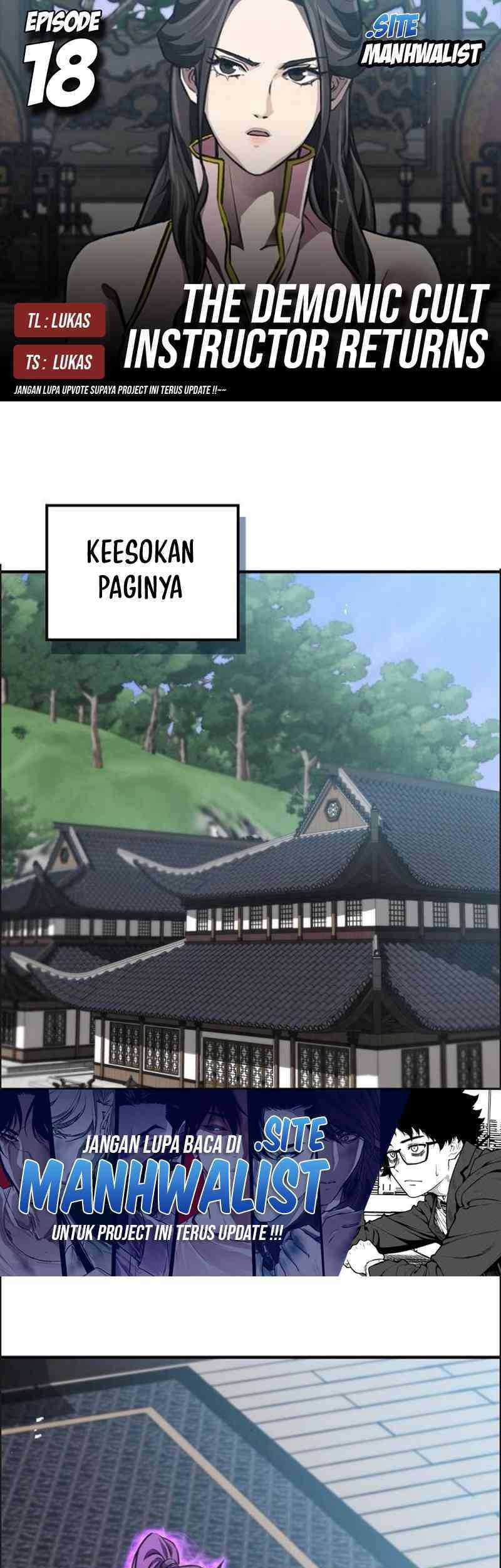 Baca Komik The Demonic Cult Instructor Returns Chapter 18 Gambar 1