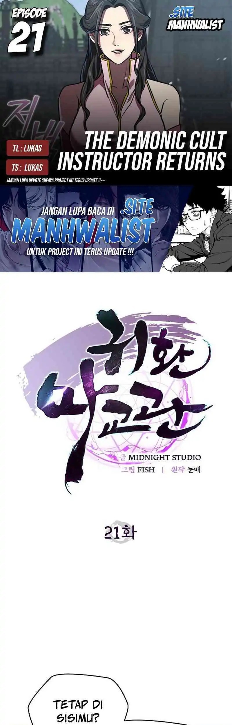 Baca Komik The Demonic Cult Instructor Returns Chapter 21 Gambar 1