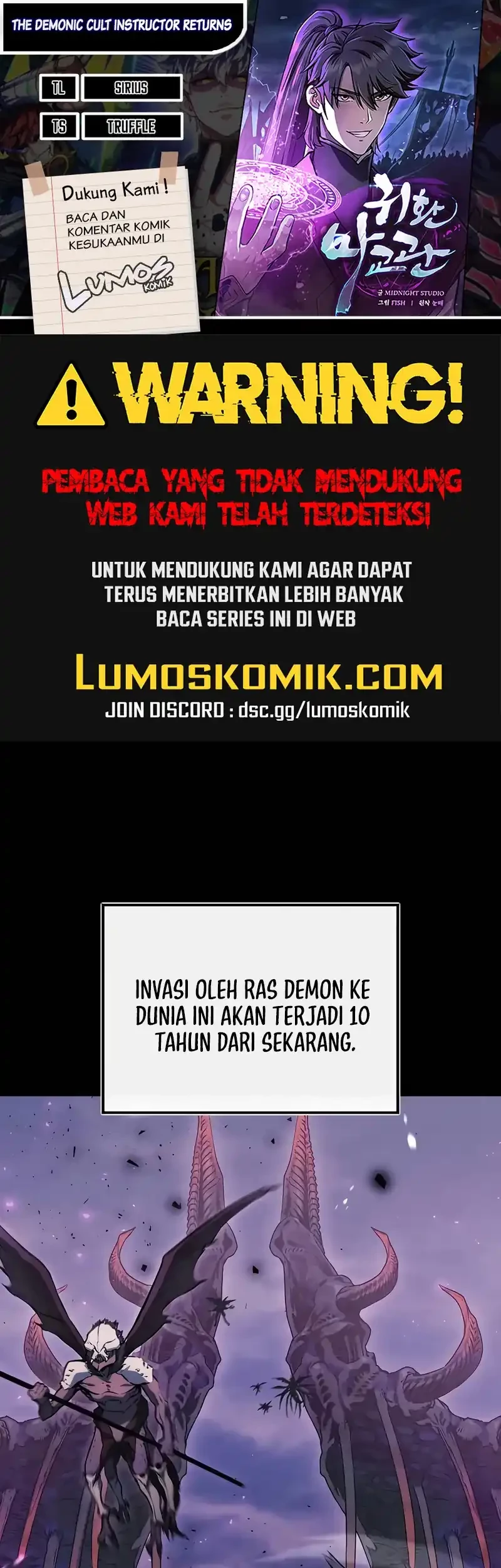 Baca Komik The Demonic Cult Instructor Returns Chapter 23 Gambar 1