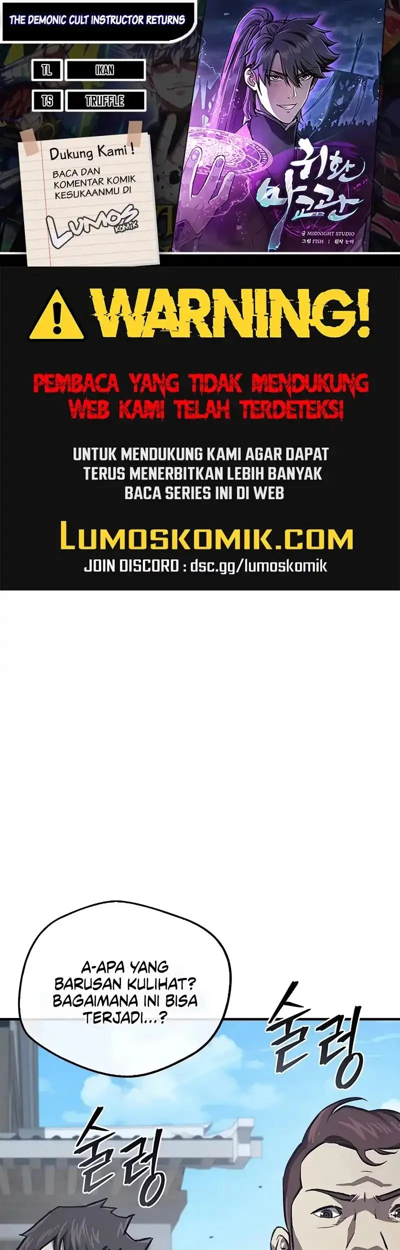 Baca Komik The Demonic Cult Instructor Returns Chapter 30 Gambar 1