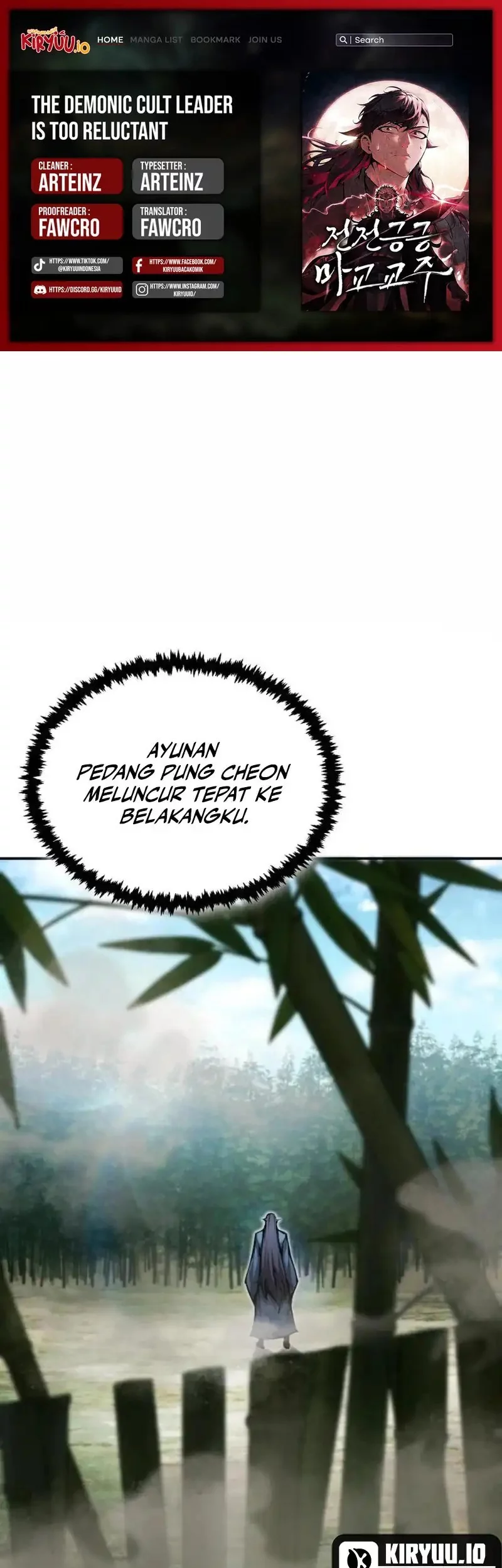 Baca Komik The Demonic Cult Leader Is Too Reluctant Chapter 57 Gambar 1