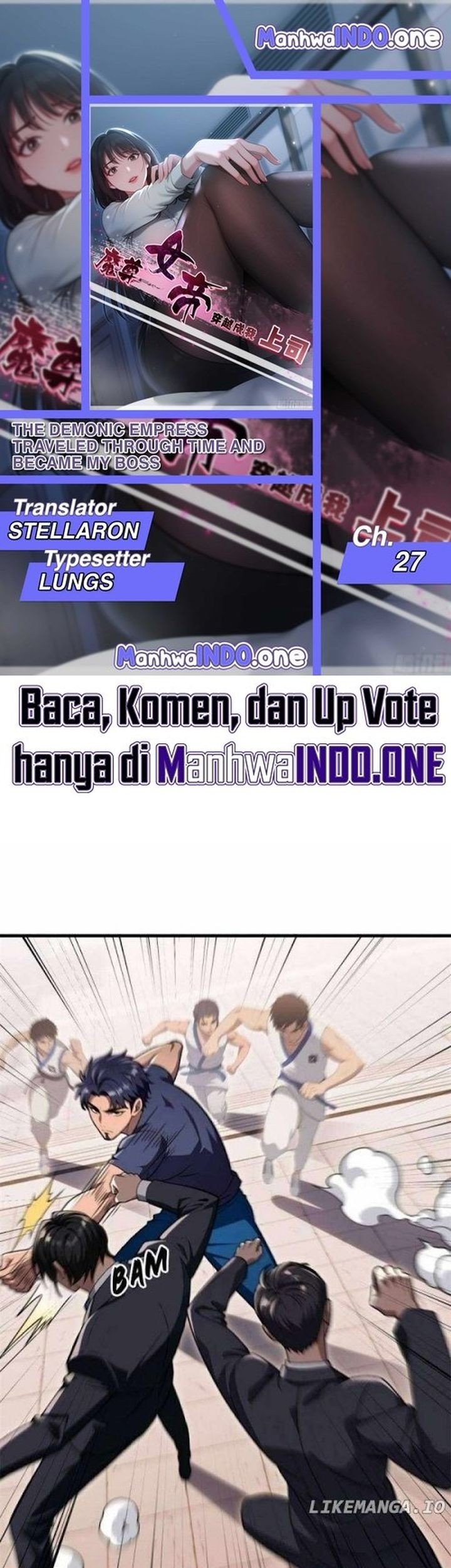 Baca Komik The Demonic Empress Traveled Through Time And Became My Boss Chapter 27 Gambar 1