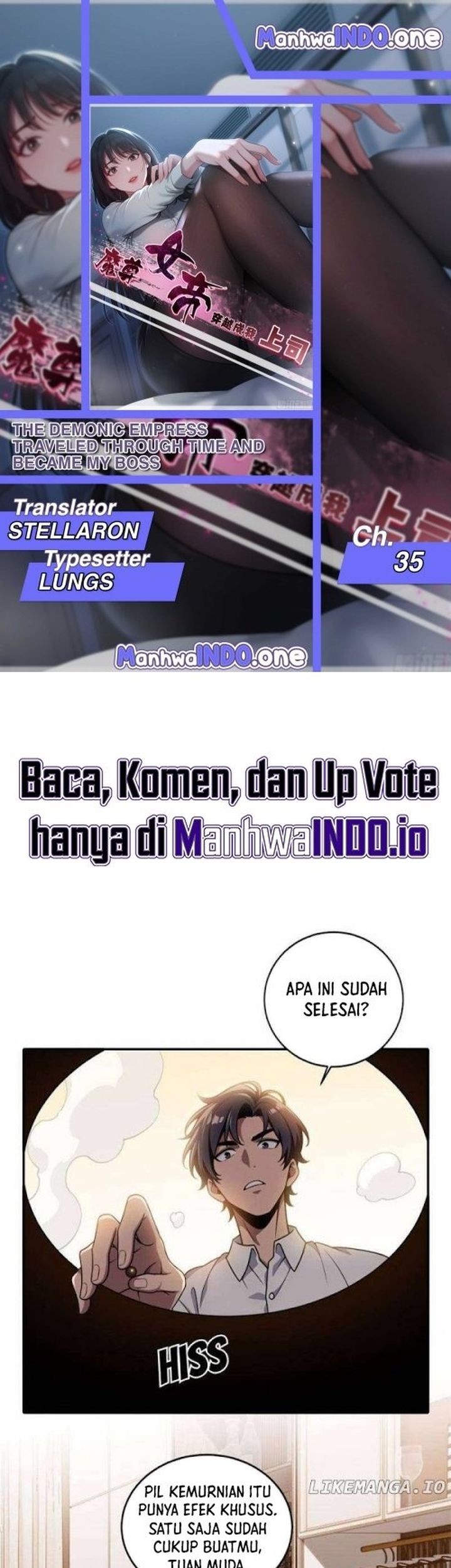 Baca Komik The Demonic Empress Traveled Through Time And Became My Boss Chapter 35 Gambar 1