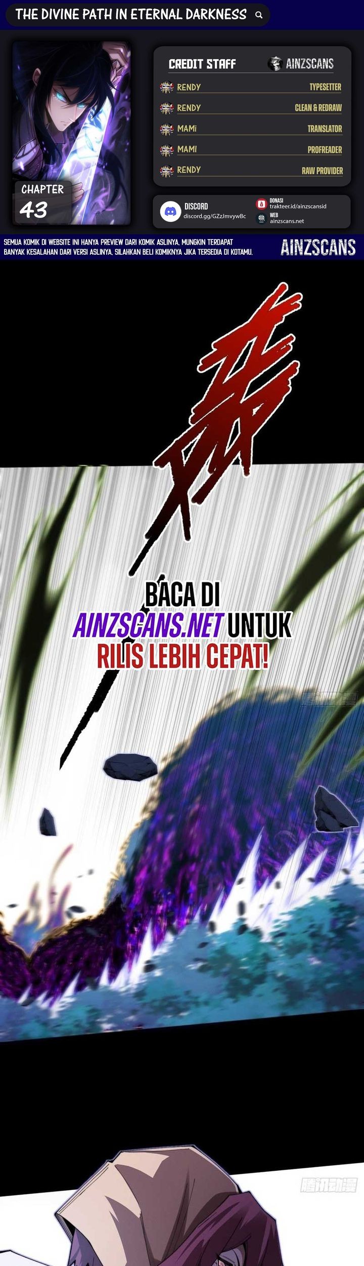 Baca Komik The Divine Path in Eternal Darkness Chapter 43 Gambar 1