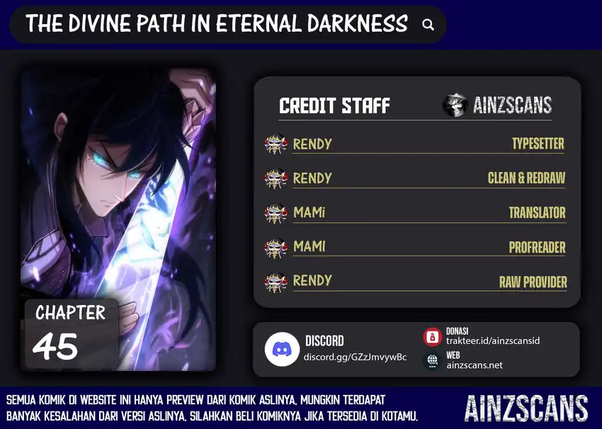 Baca Komik The Divine Path in Eternal Darkness Chapter 45 Gambar 1