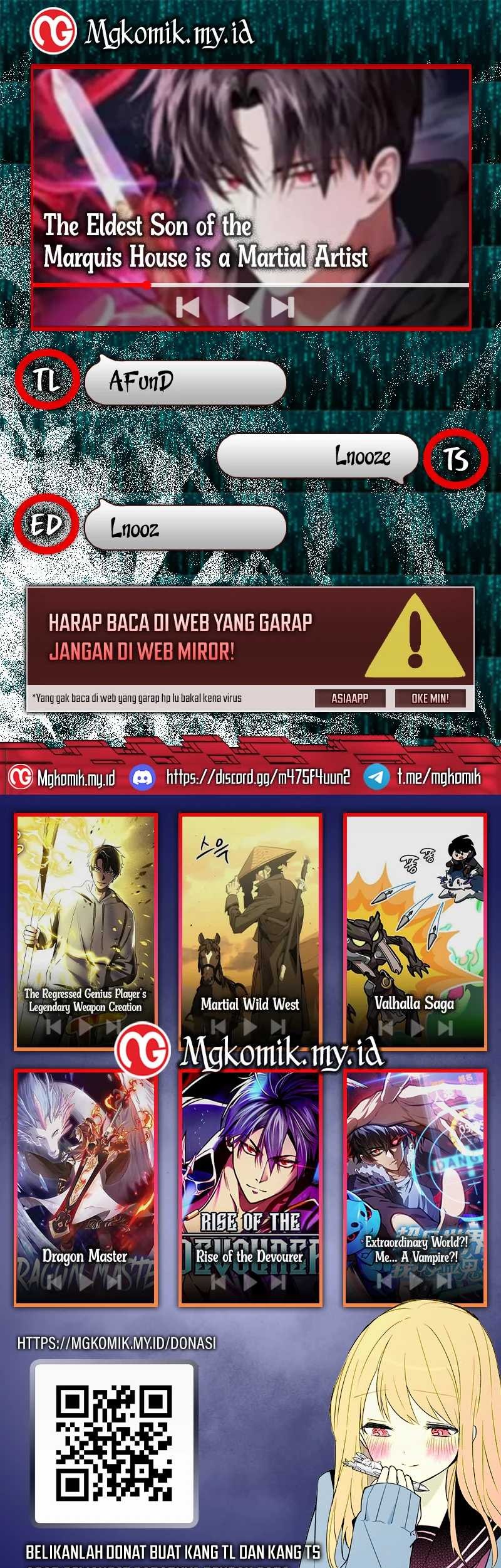 Baca Komik The Eldest Son of the Marquis House is a Martial Artist Chapter 15 Gambar 1