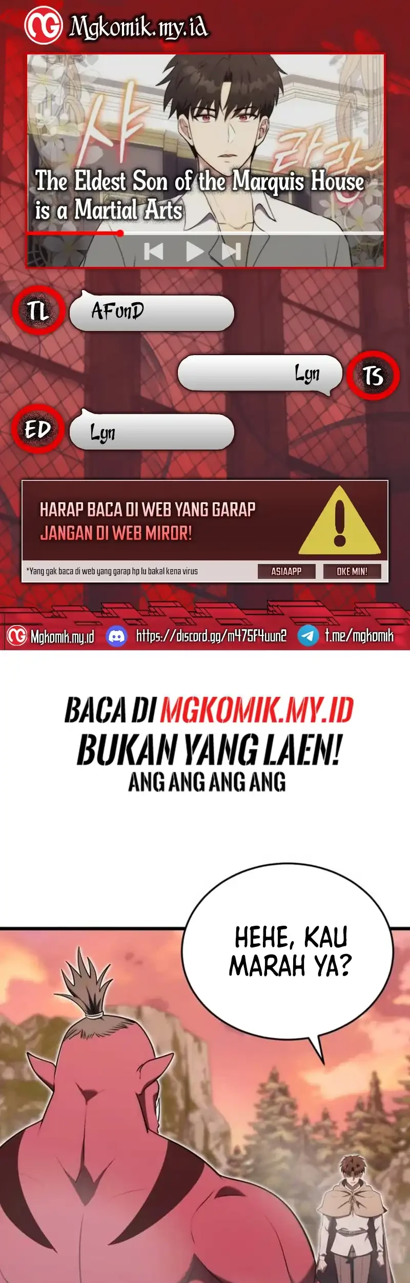 Baca Komik The Eldest Son of the Marquis House is a Martial Artist Chapter 17 Gambar 1