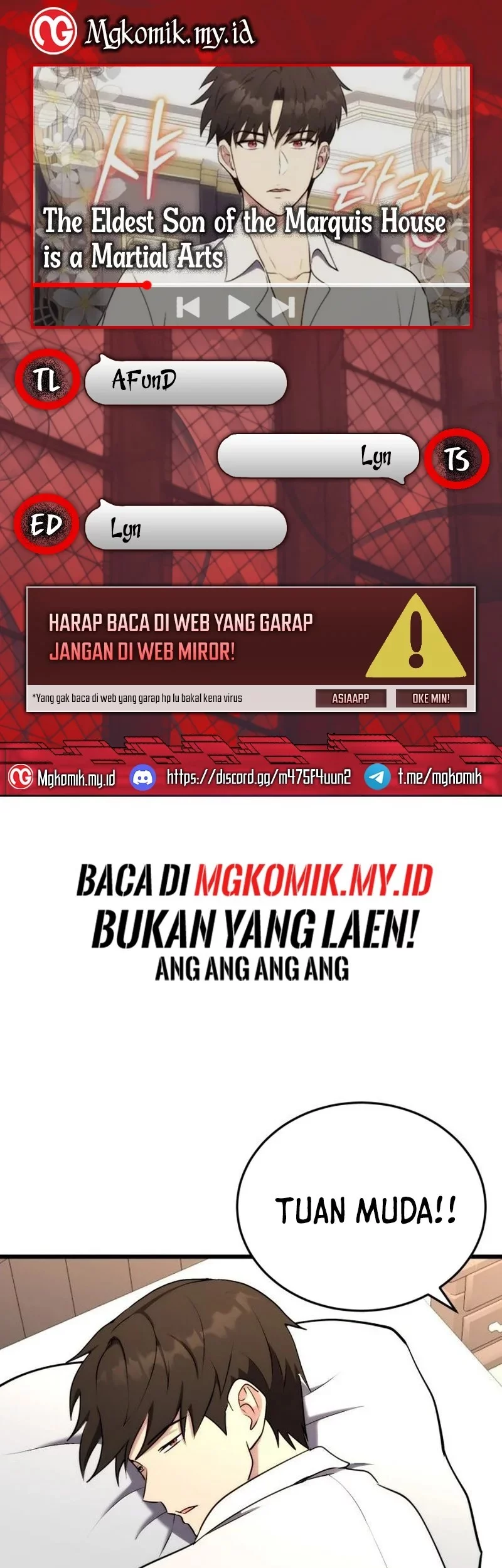 Baca Komik The Eldest Son of the Marquis House is a Martial Artist Chapter 18 Gambar 1