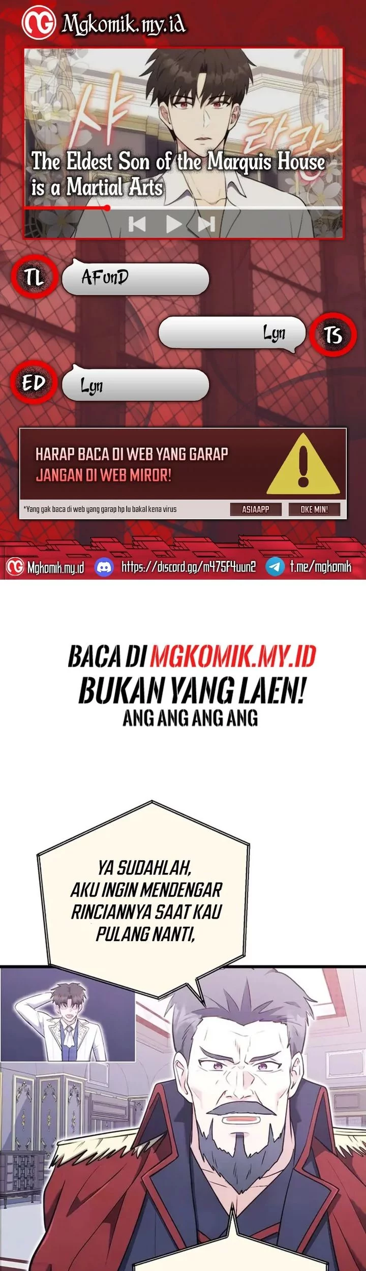 Baca Komik The Eldest Son of the Marquis House is a Martial Artist Chapter 19 Gambar 1