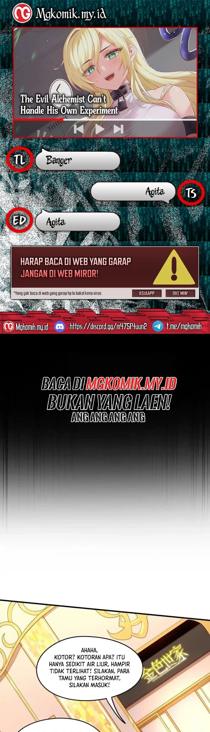 Baca Komik The Evil Alchemist Can’t Handle His Own Experiment Chapter 20 Gambar 1