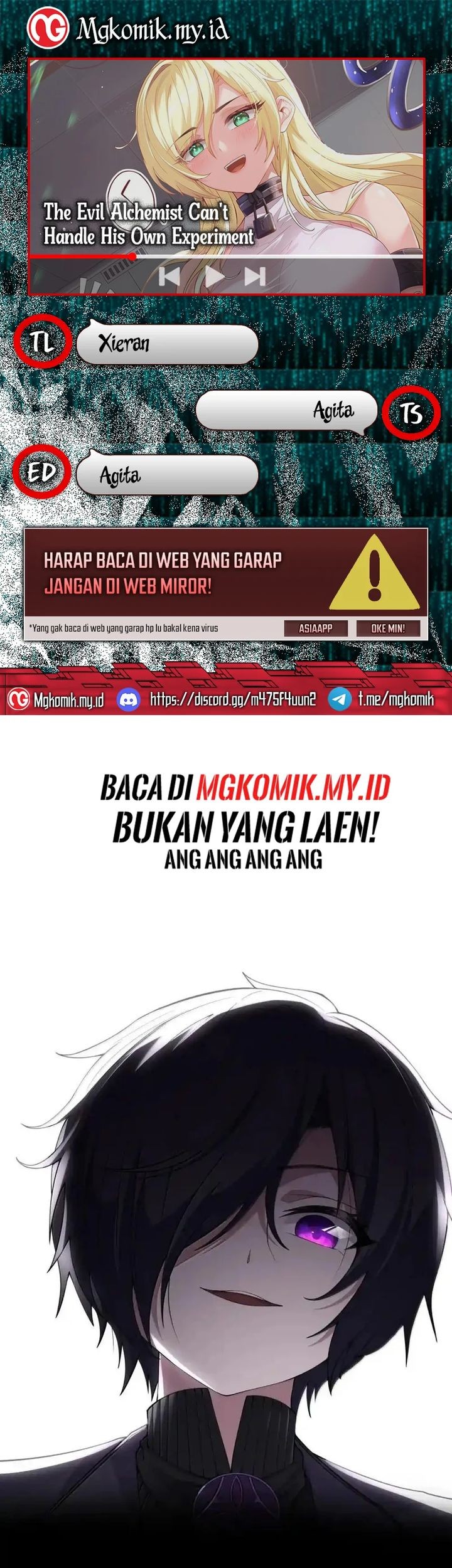 Baca Komik The Evil Alchemist Can’t Handle His Own Experiment Chapter 22 Gambar 1