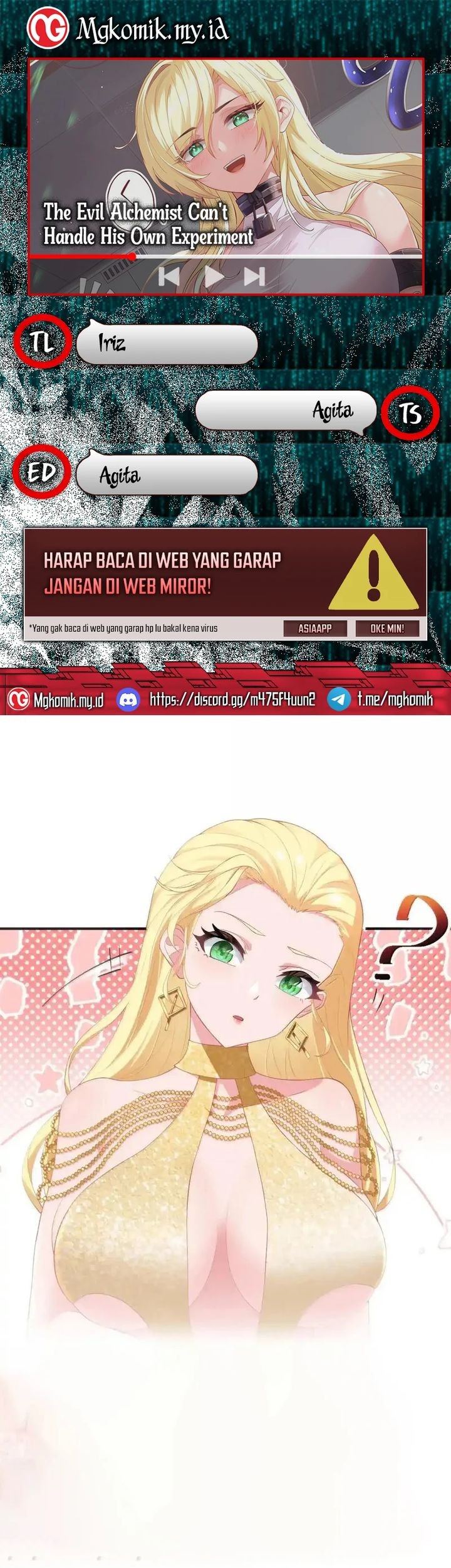 Baca Komik The Evil Alchemist Can’t Handle His Own Experiment Chapter 23 Gambar 1