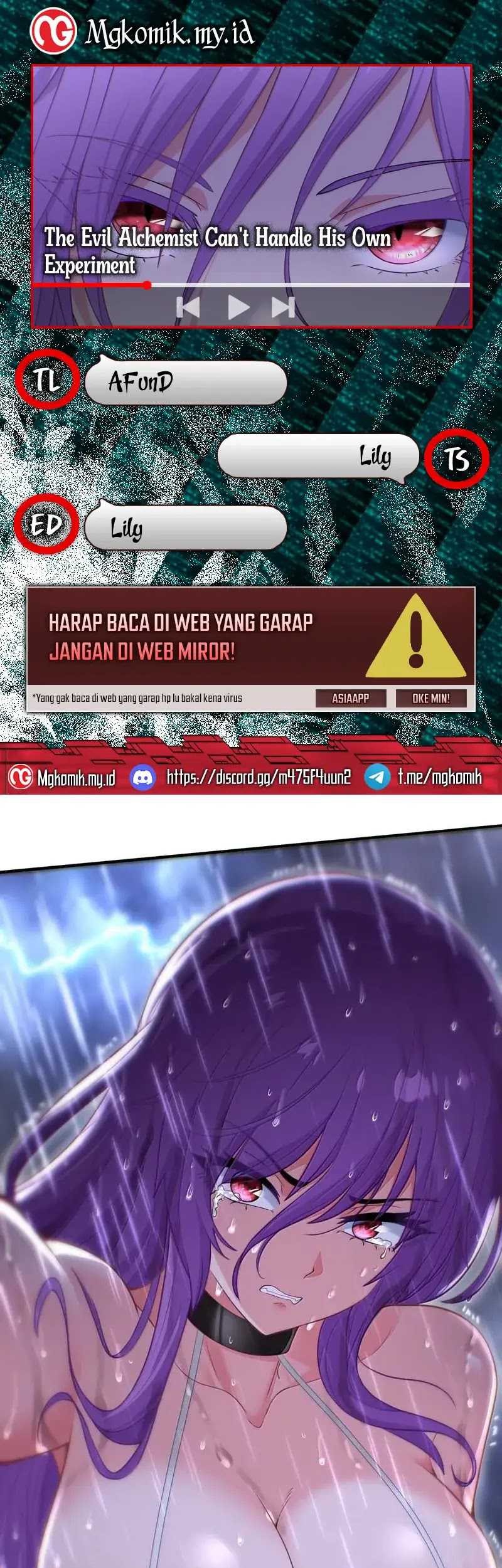 Baca Komik The Evil Alchemist Can’t Handle His Own Experiment Chapter 30 Gambar 1
