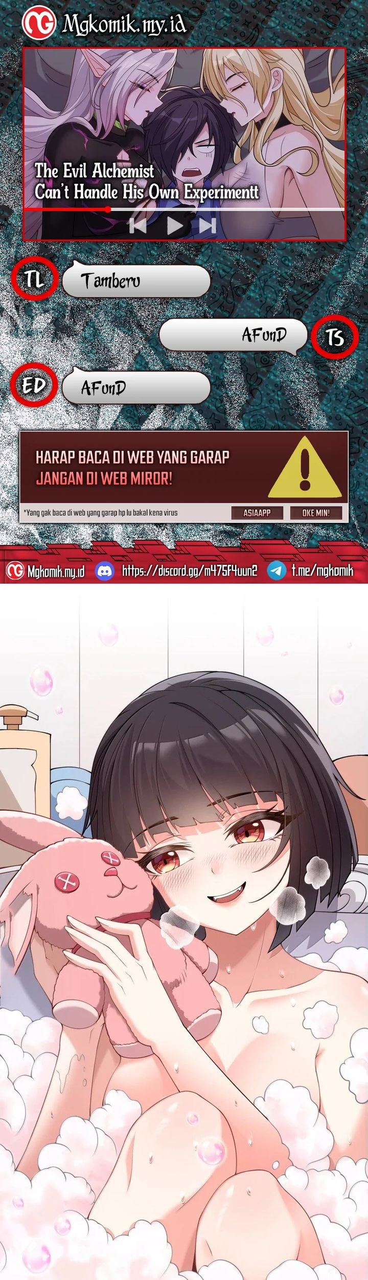 Baca Komik The Evil Alchemist Can’t Handle His Own Experiment Chapter 40 Gambar 1