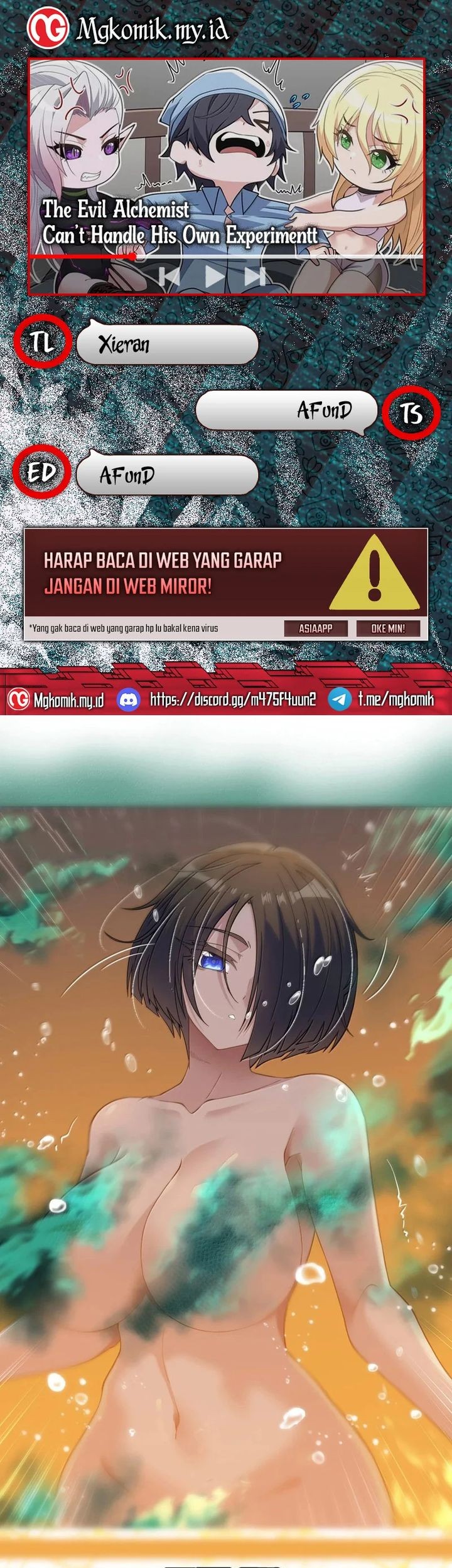 Baca Komik The Evil Alchemist Can’t Handle His Own Experiment Chapter 44 Gambar 1