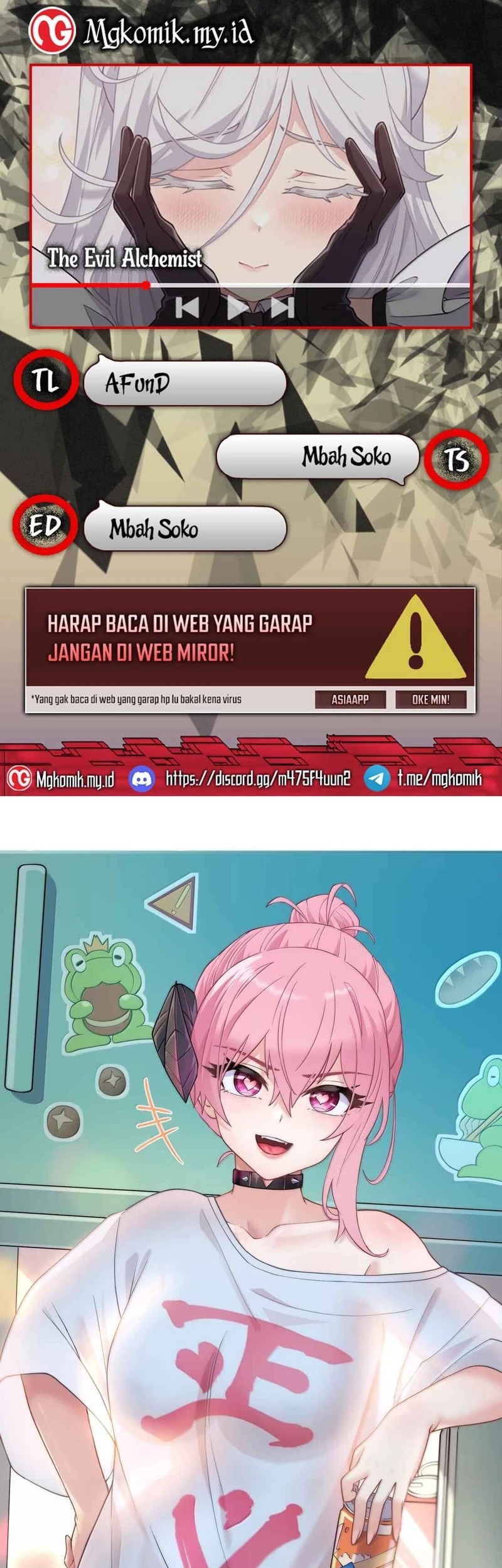 Baca Komik The Evil Alchemist Can’t Handle His Own Experiment Chapter 49 Gambar 1