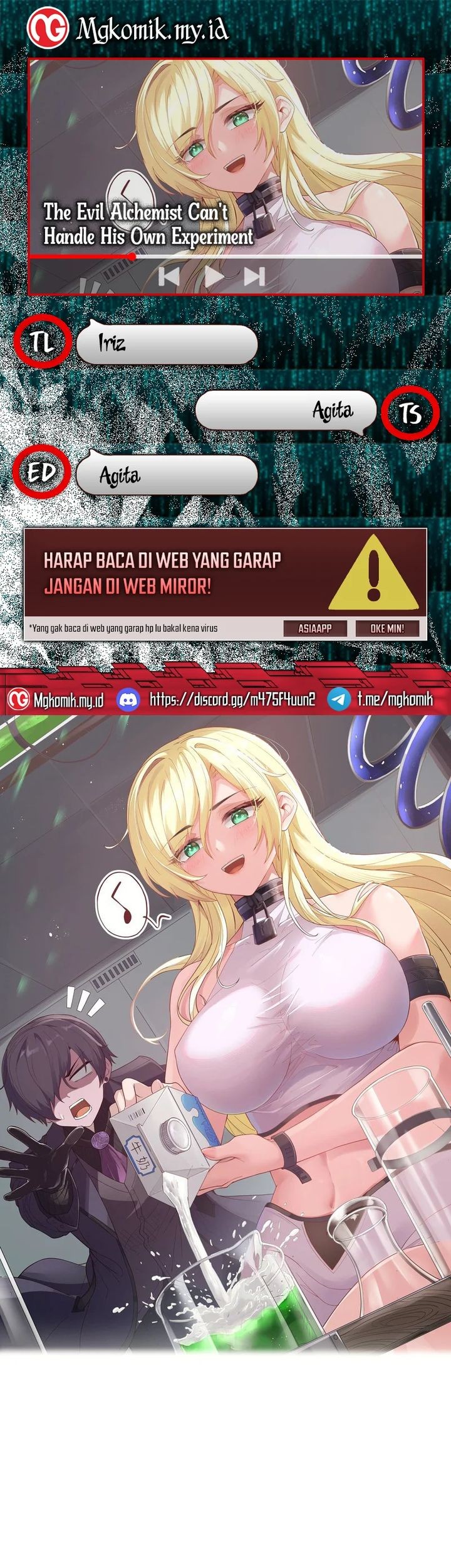Baca Komik The Evil Alchemist Can’t Handle His Own Experiment Chapter 5 Gambar 1