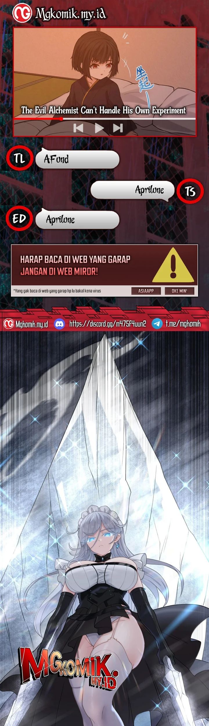 Baca Komik The Evil Alchemist Can’t Handle His Own Experiment Chapter 52 Gambar 1