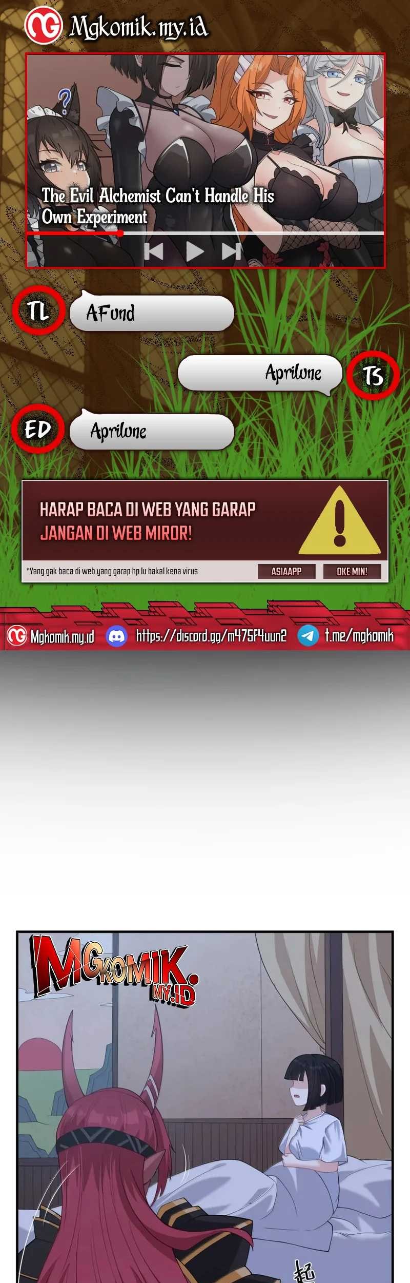 Baca Komik The Evil Alchemist Can’t Handle His Own Experiment Chapter 53 Gambar 1