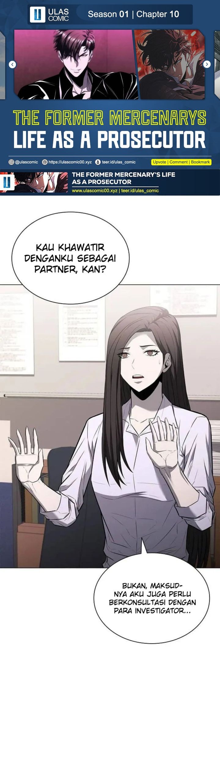 Baca Komik The Former Mercenary’s Life as a Prosecutor Chapter 10 Gambar 1