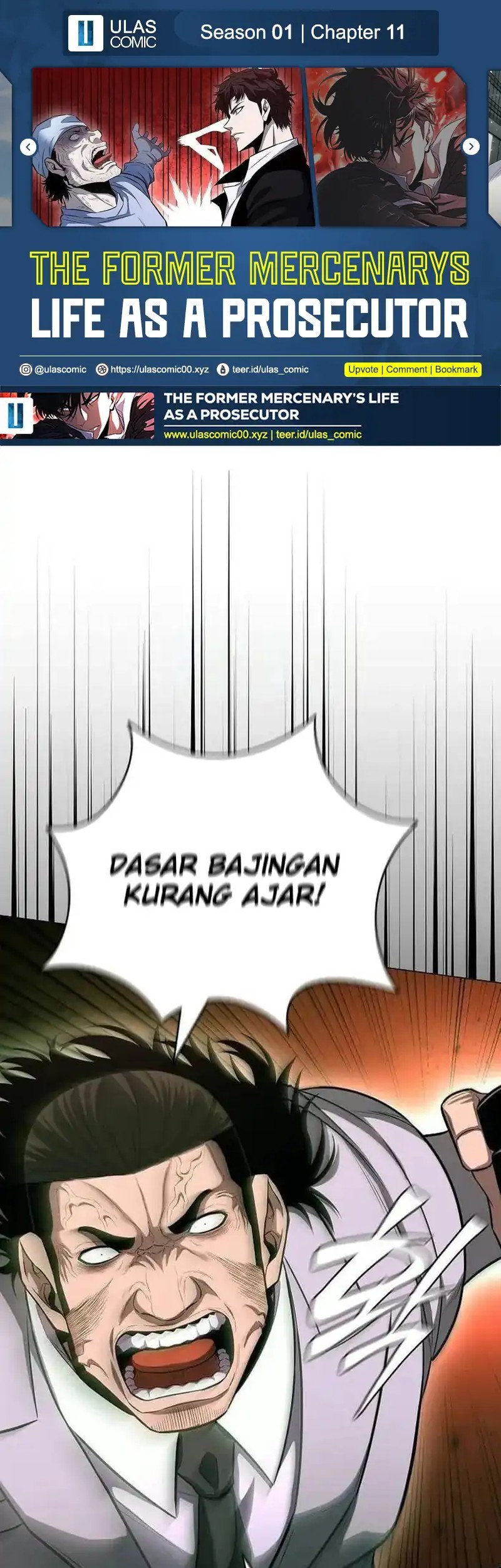 Baca Komik The Former Mercenary’s Life as a Prosecutor Chapter 11 Gambar 1