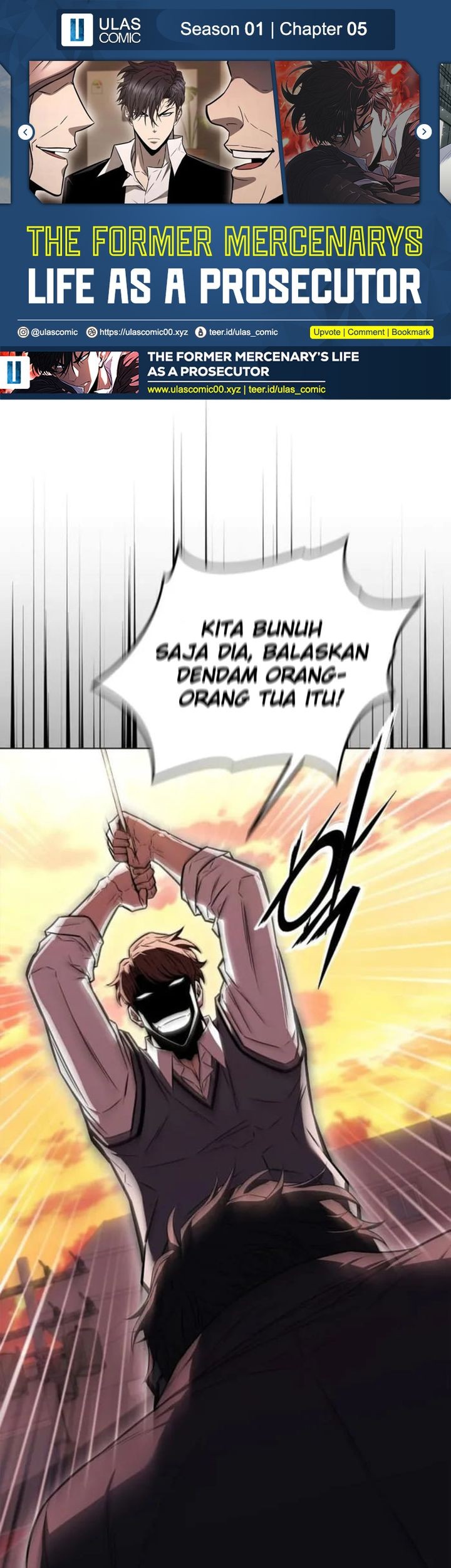 Baca Komik The Former Mercenary’s Life as a Prosecutor Chapter 5 Gambar 1