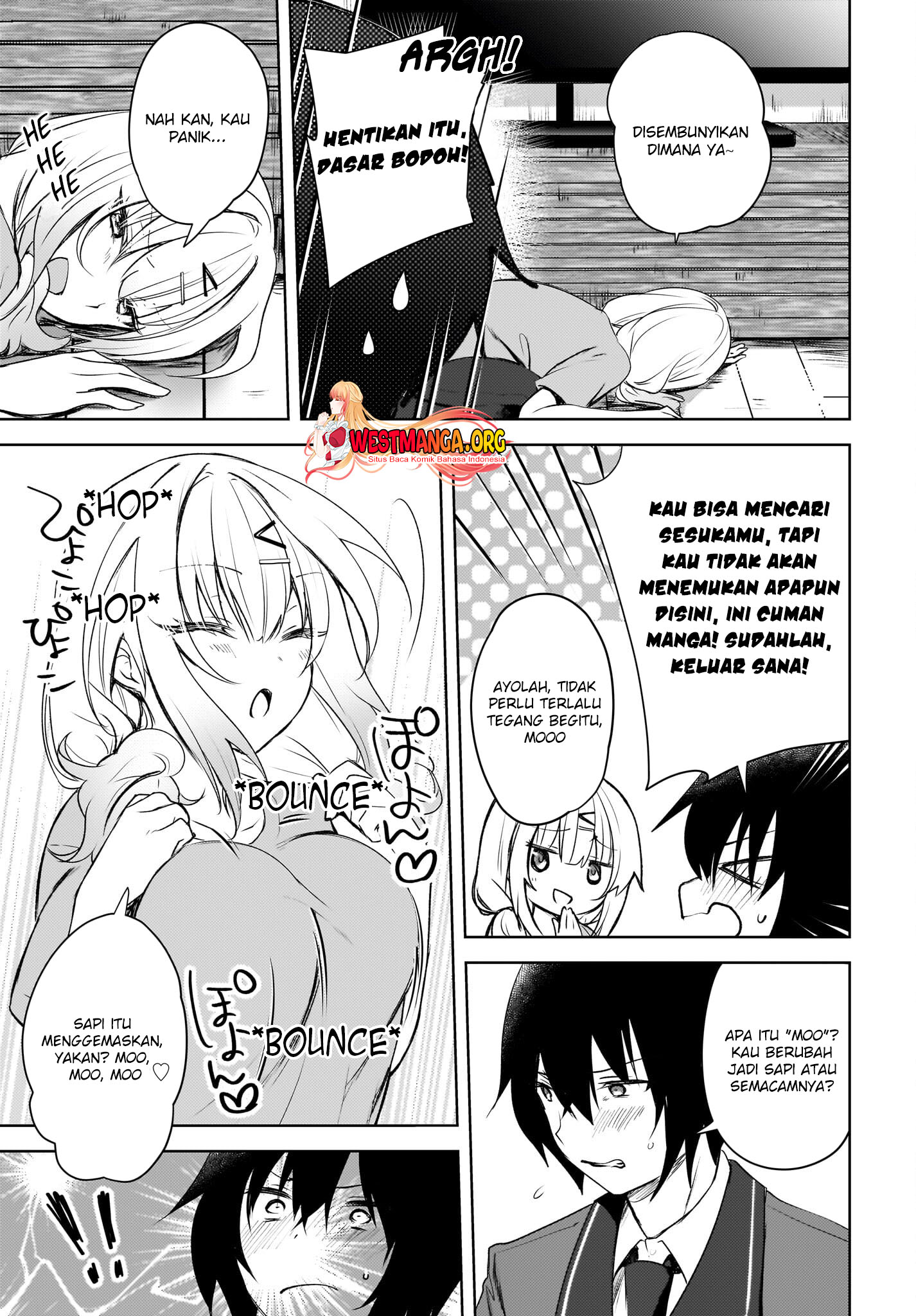 Baca The Gal Sitting Behind Me Likes Me -Maybe I’m Screwed Already- Chapter 1.2 Gambar 2