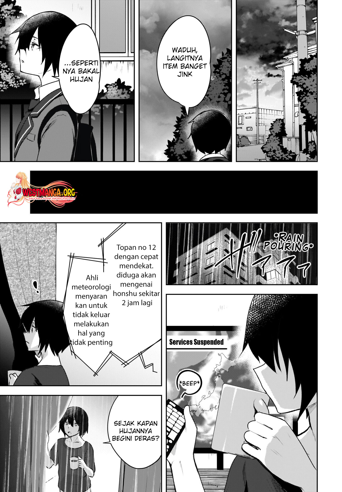 The Gal Sitting Behind Me Likes Me -Maybe I’m Screwed Already- Chapter 1.2 Gambar 21