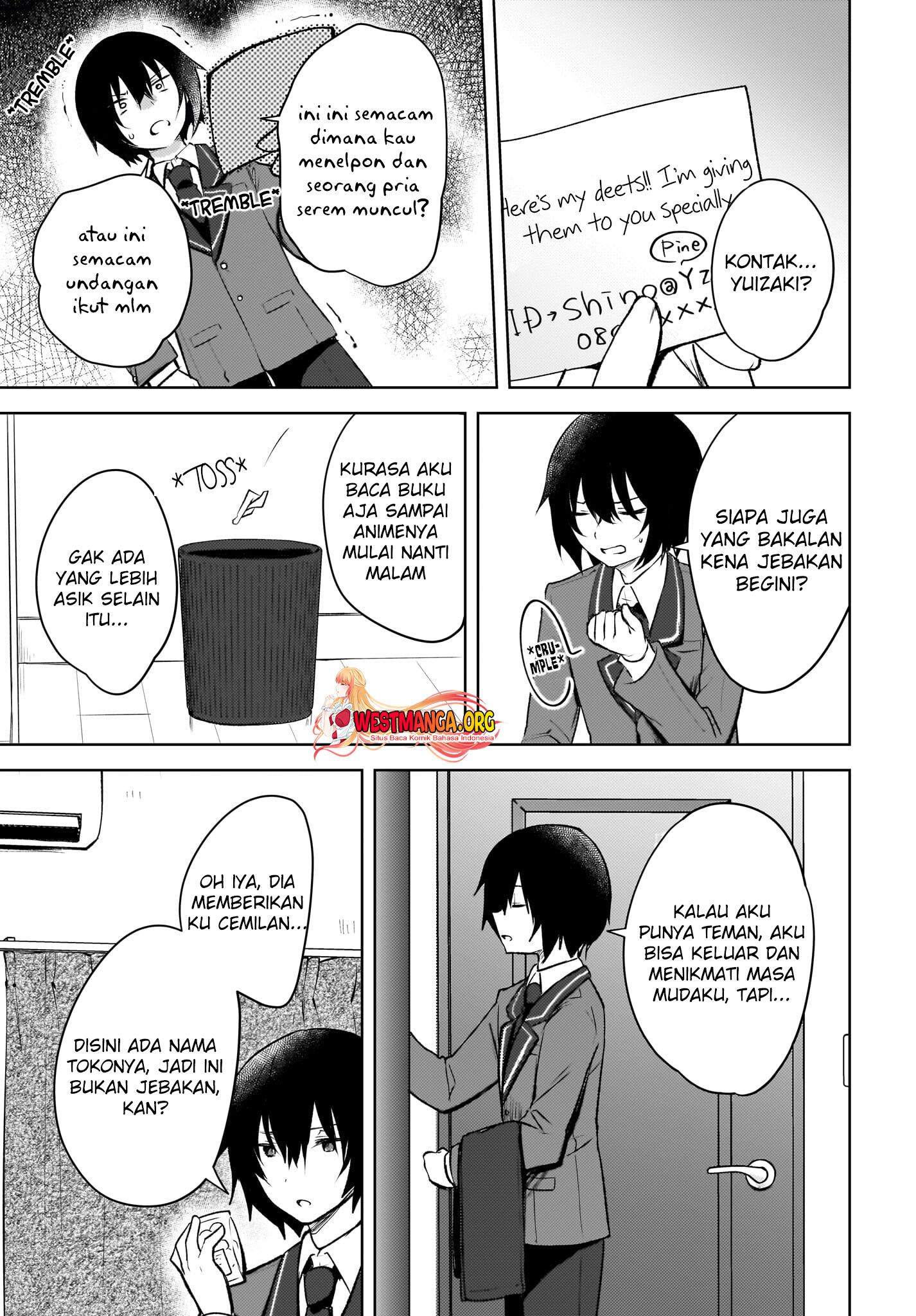 The Gal Sitting Behind Me Likes Me -Maybe I’m Screwed Already- Chapter 1.2 Gambar 9