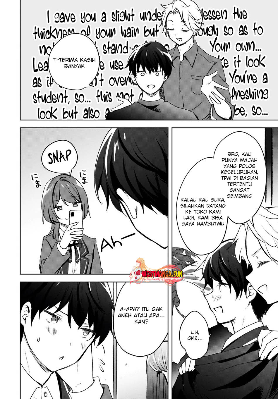 The Gal Sitting Behind Me Likes Me -Maybe I’m Screwed Already- Chapter 8 Gambar 23