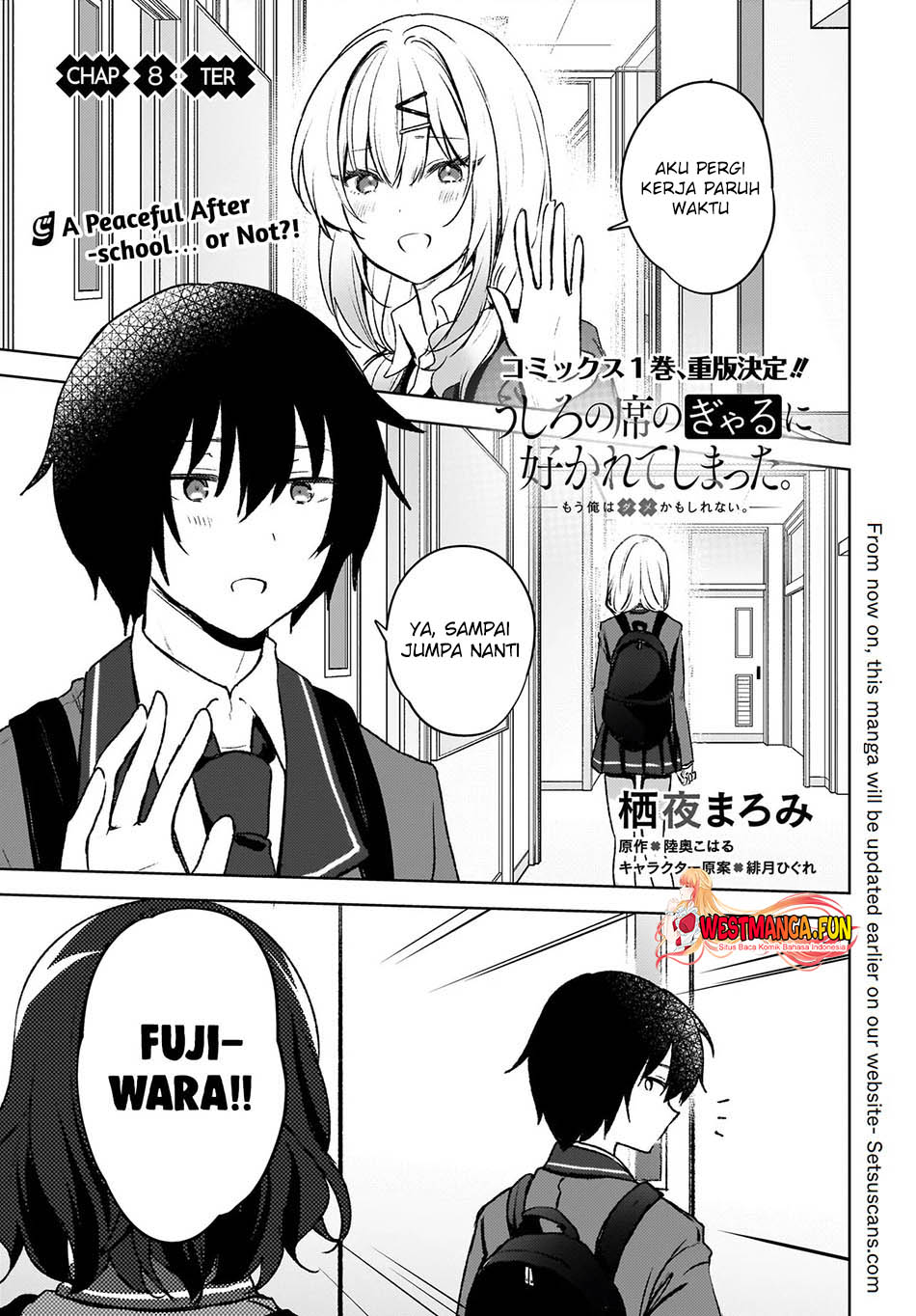 The Gal Sitting Behind Me Likes Me -Maybe I’m Screwed Already- Chapter 8 Gambar 3
