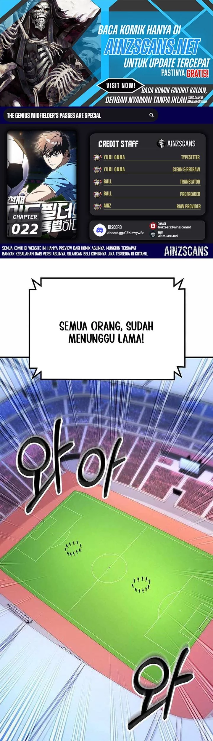 Baca Komik The Genius Midfielder’s Pass Is Special Chapter 22 Gambar 1