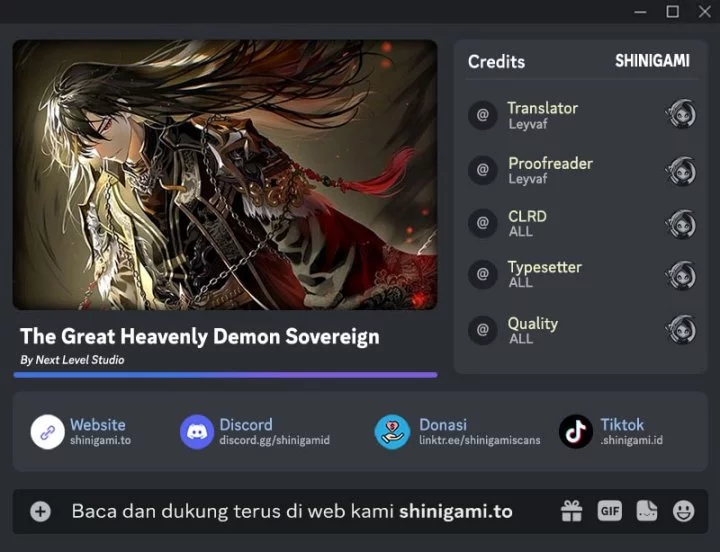 Baca Komik The Great Heavenly Demon Sovereign Chapter 1 Gambar 1