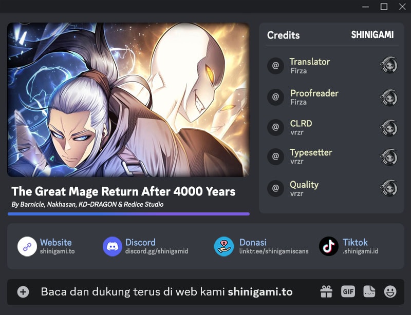 Baca Komik The Great Mage Returns After 4000 Years Chapter 206 Gambar 1