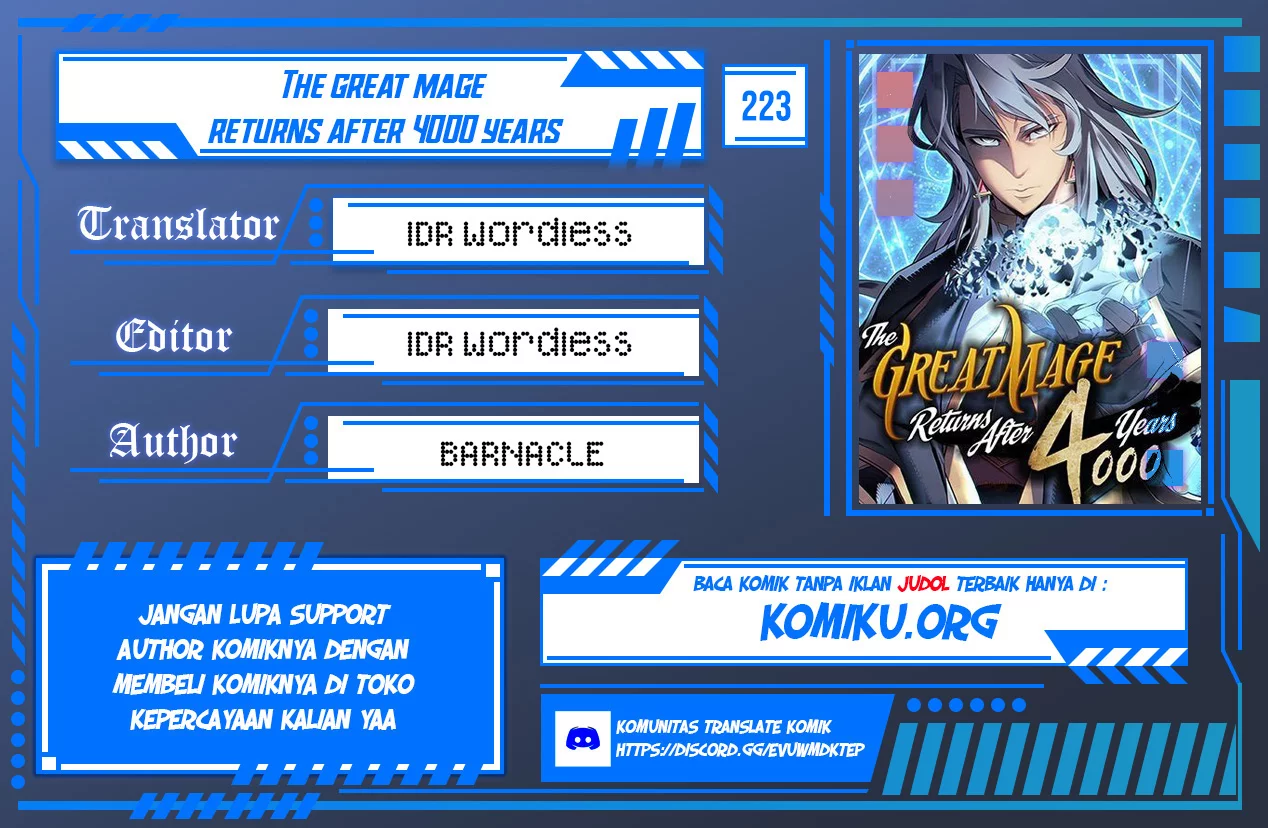 Baca Komik The Great Mage Returns After 4000 Years Chapter 223 Gambar 1
