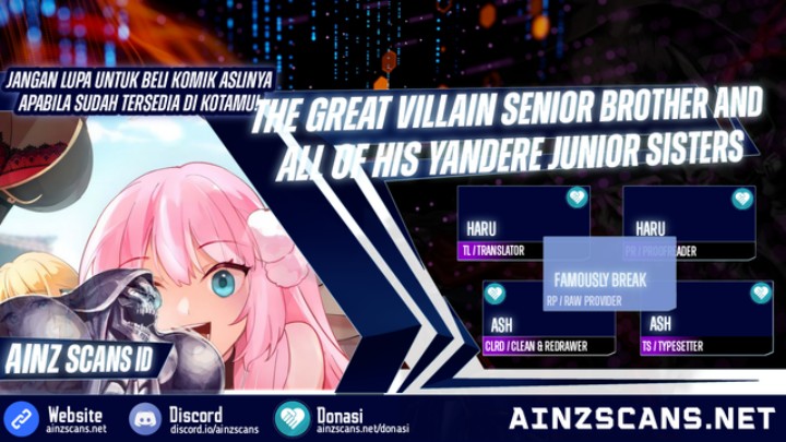 Baca Komik The Great Villain Senior Brother and All of His Yandere Junior Sisters Chapter 100 Gambar 1