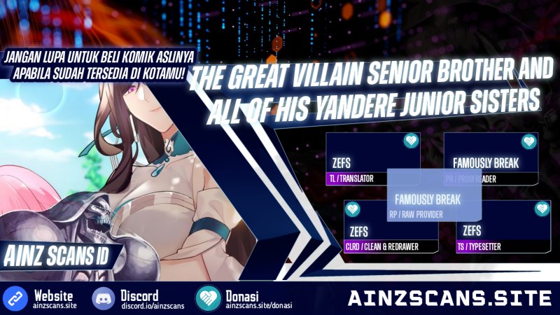 Baca Komik The Great Villain Senior Brother and All of His Yandere Junior Sisters Chapter 62 Gambar 1