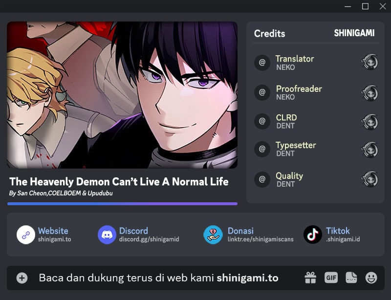 Baca Komik The Heavenly Demon Can’t Live a Normal Life Chapter 163 Gambar 1
