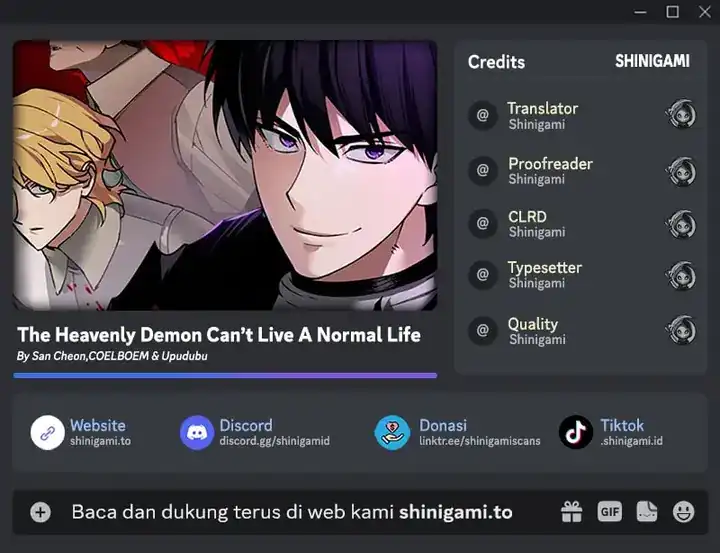 Baca Komik The Heavenly Demon Can’t Live a Normal Life Chapter 166 Gambar 1
