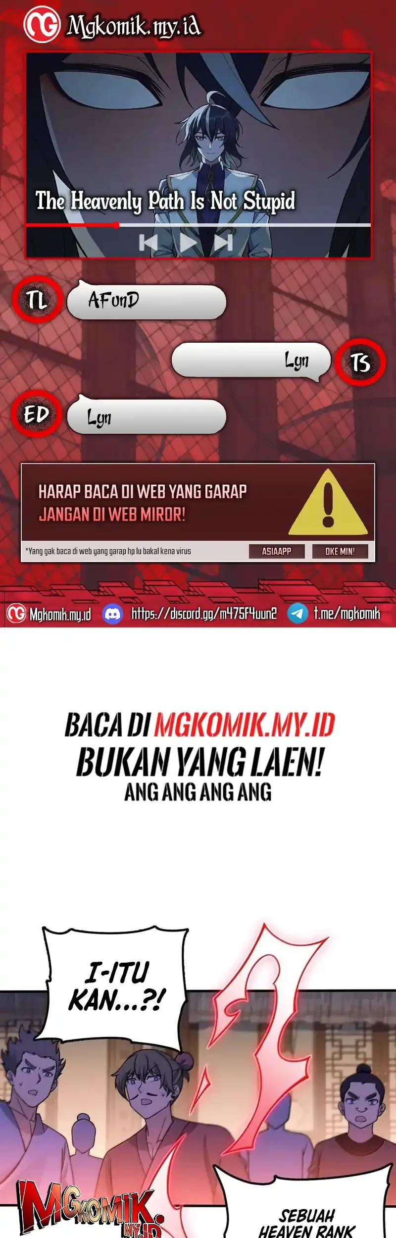 Baca Komik The Heavenly Path Is Not Stupid Chapter 133 Gambar 1