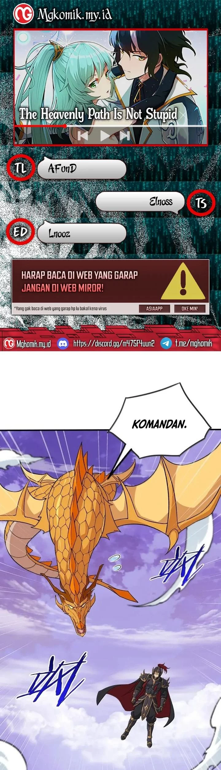 Baca Komik The Heavenly Path Is Not Stupid Chapter 138 Gambar 1