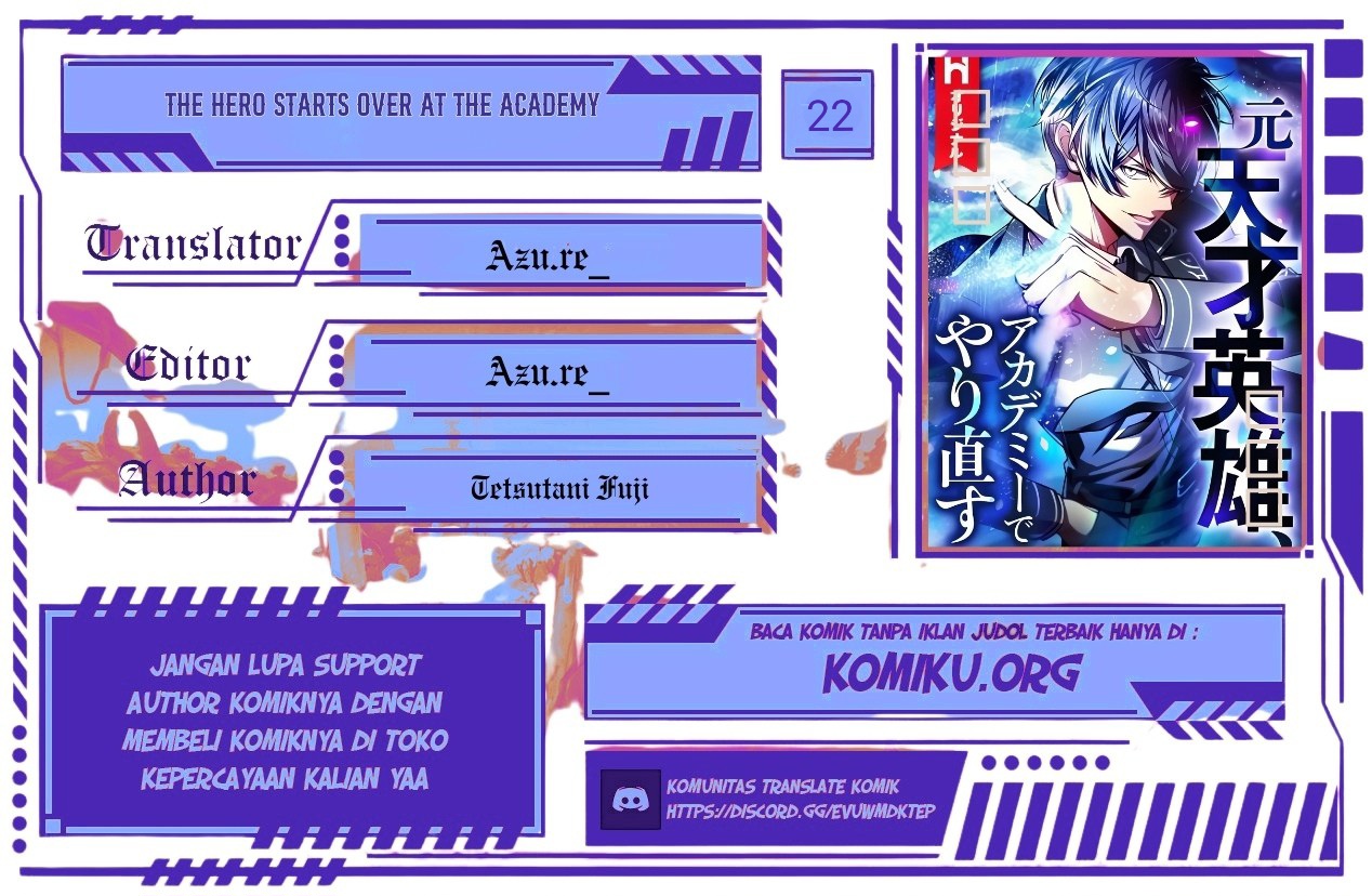 Baca Komik The Hero Starts Over at the Academy Chapter 22 Gambar 1