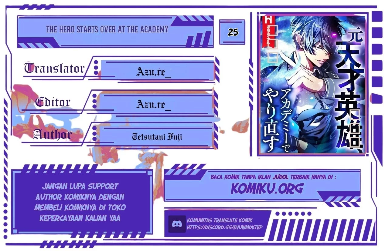 Baca Komik The Hero Starts Over at the Academy Chapter 25 Gambar 1