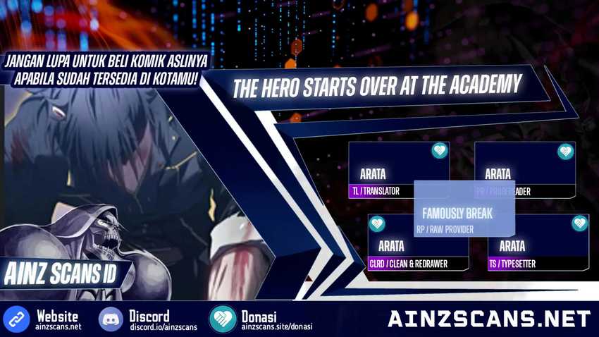 Baca Komik The Hero Starts Over at the Academy Chapter 4 Gambar 1