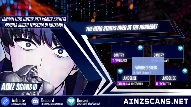 Baca Komik The Hero Starts Over at the Academy Chapter 7 Gambar 1
