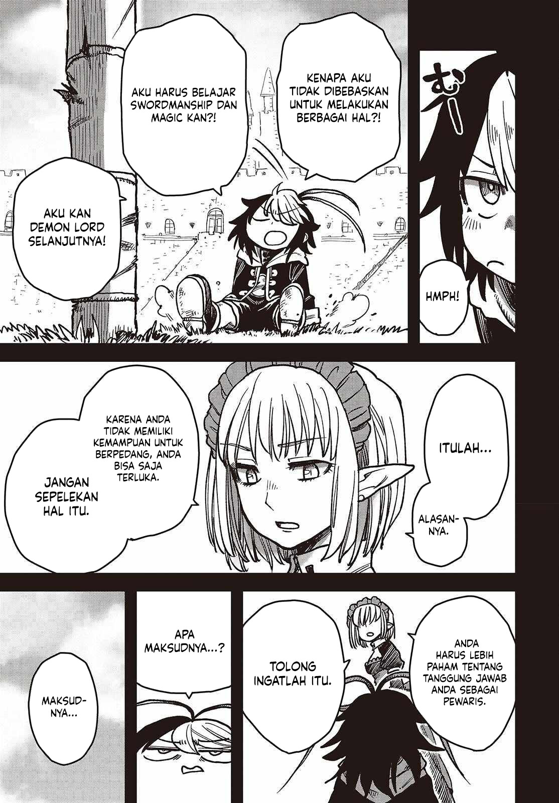 The Hidden Cubs of the Lastboss ~A Former Corporate Programmer Reincarnated in a Demon King’s Castle Is Free to Develop a “Magic Code” at Will.~ Chapter 3 Gambar 15